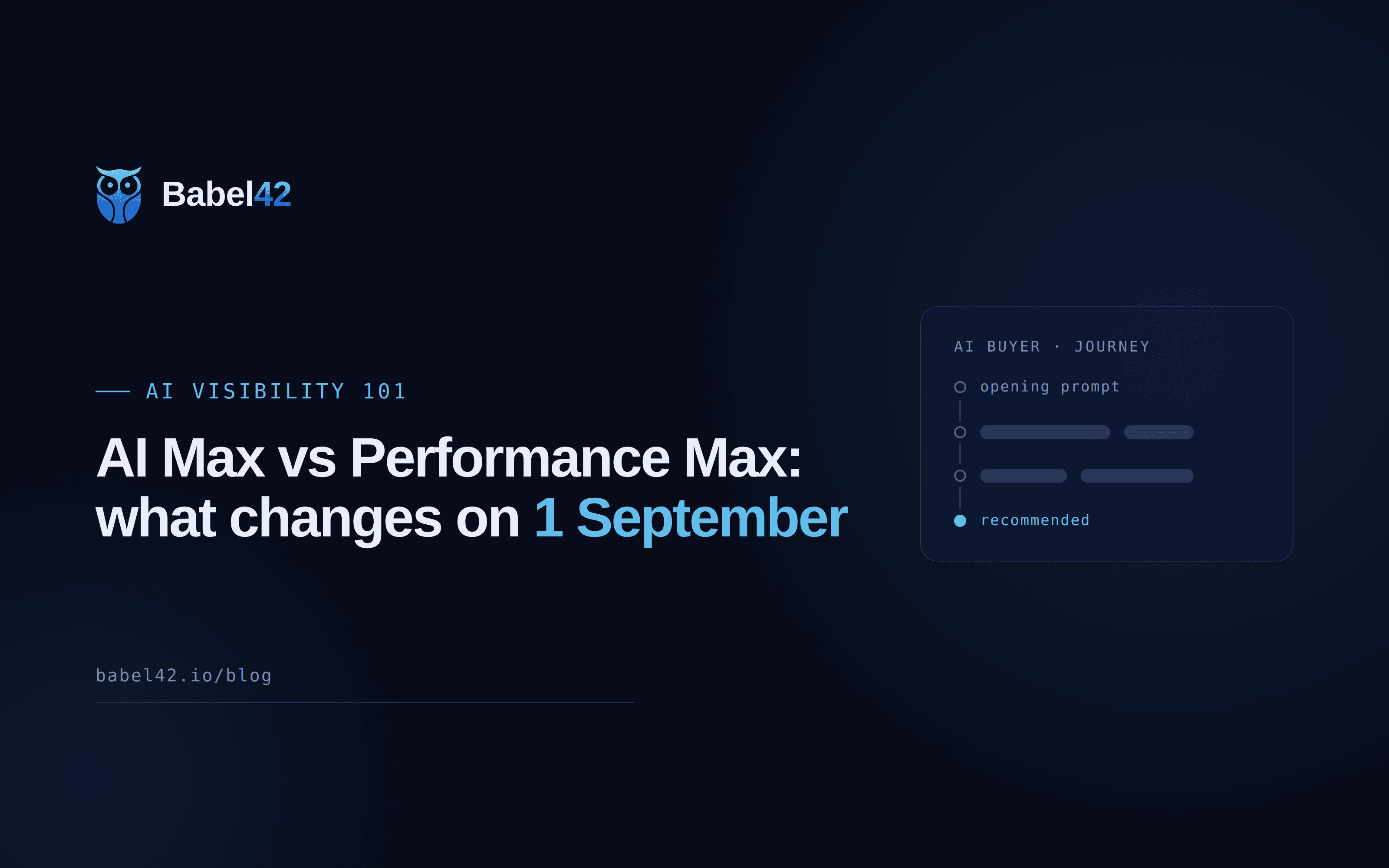 AI Max vs Performance Max: what changes on 1 September