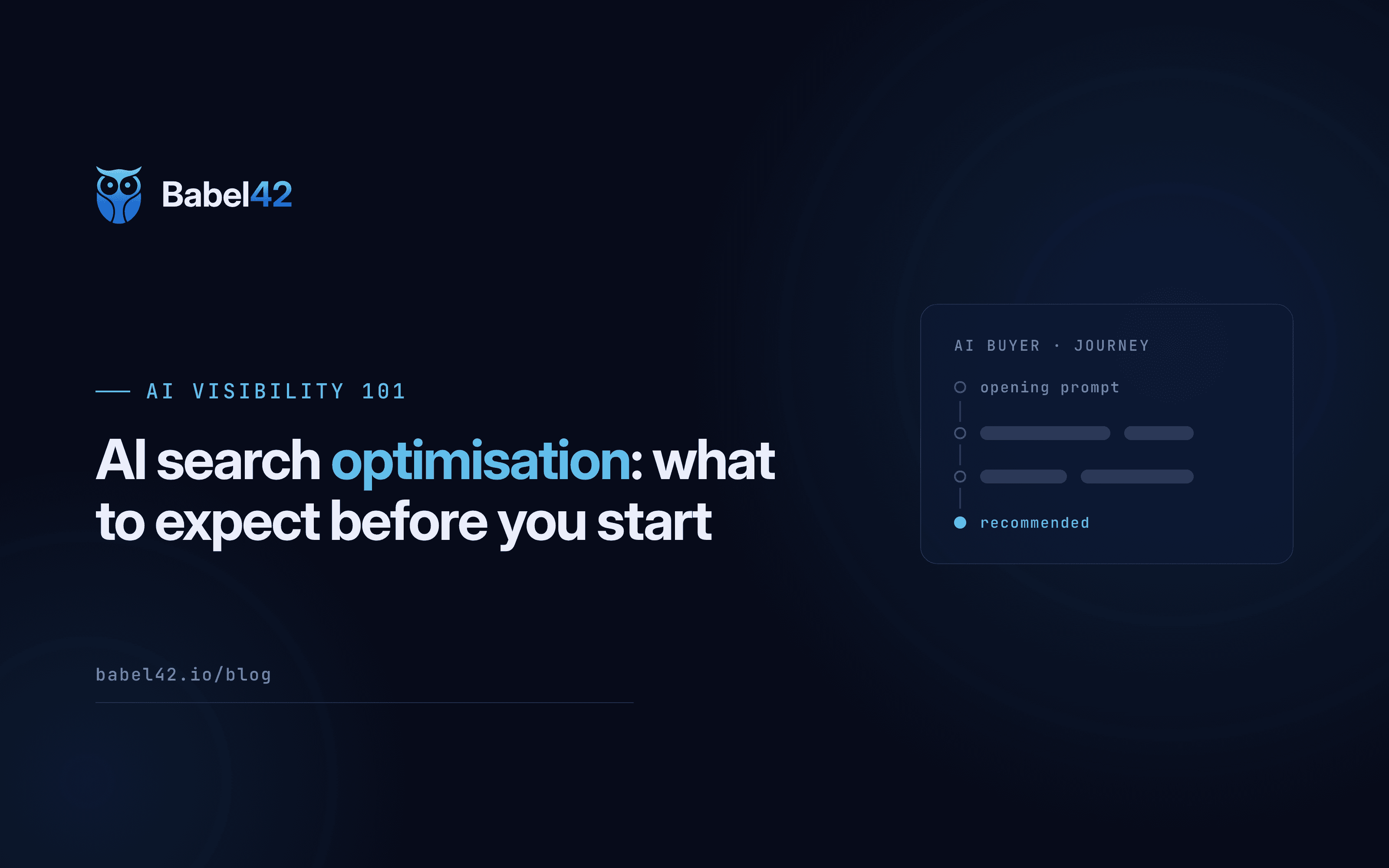 AI search optimisation: what to expect before you start