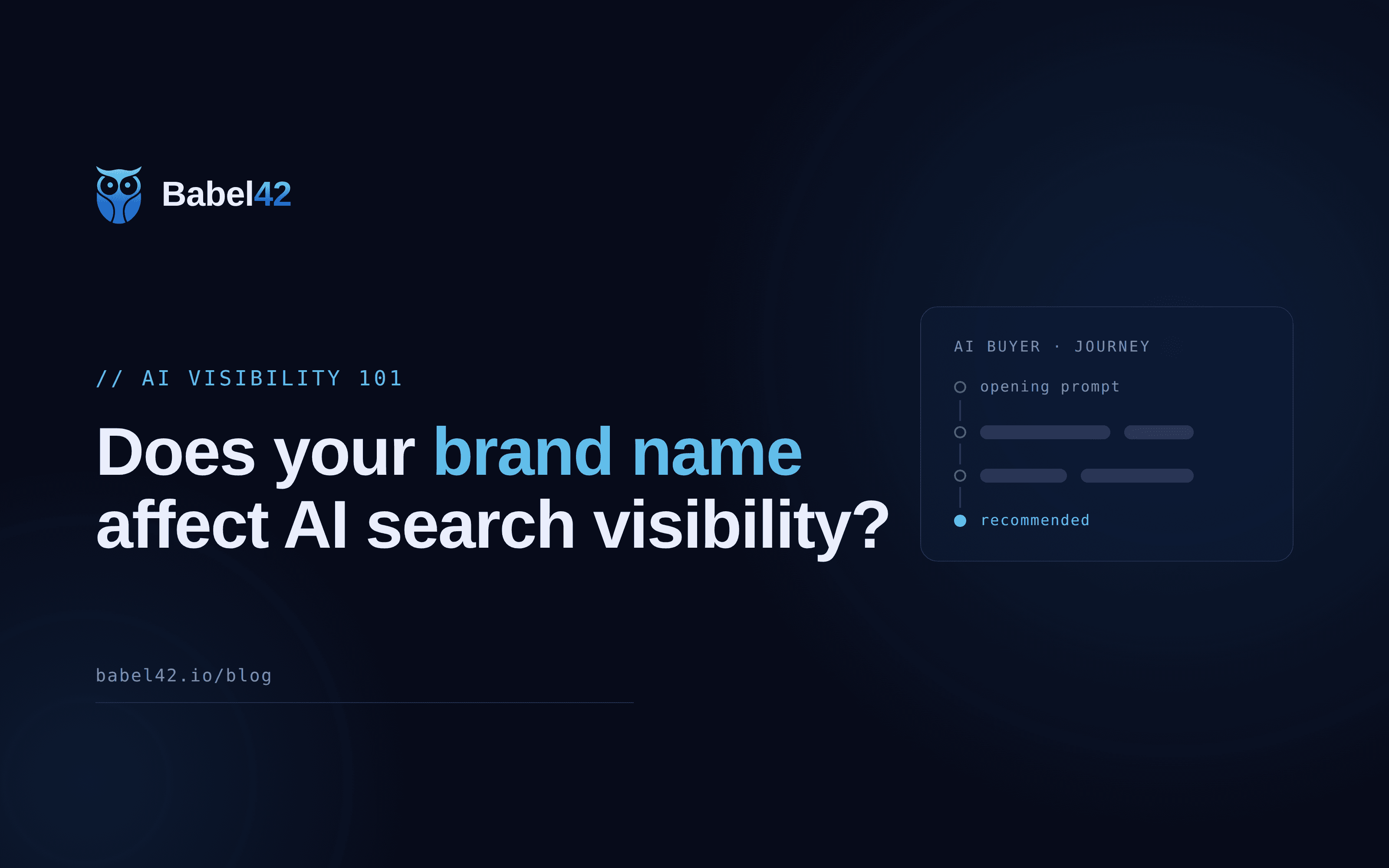 Does your brand name affect AI search visibility?