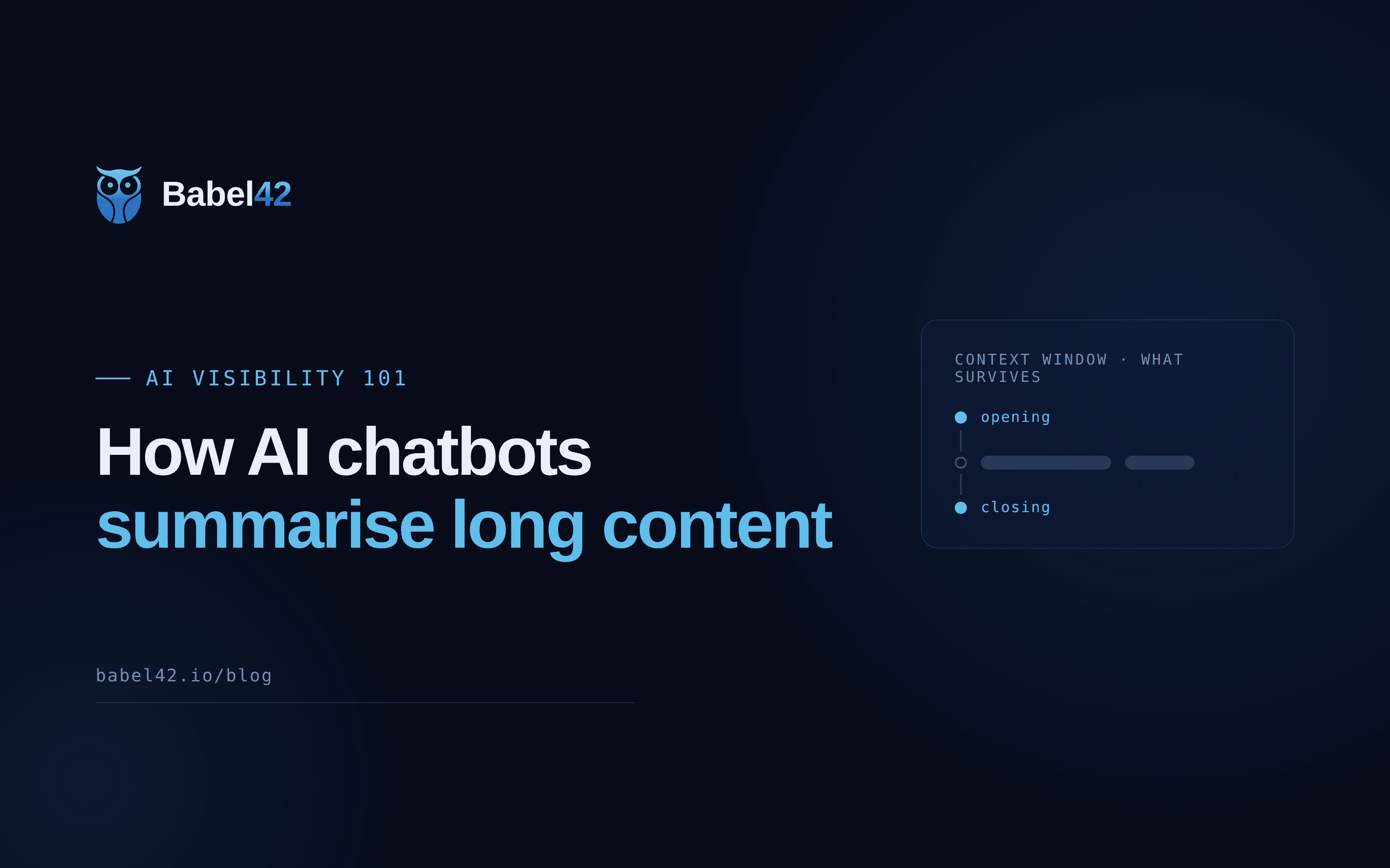 How AI chatbots summarise long content: what that means for writing