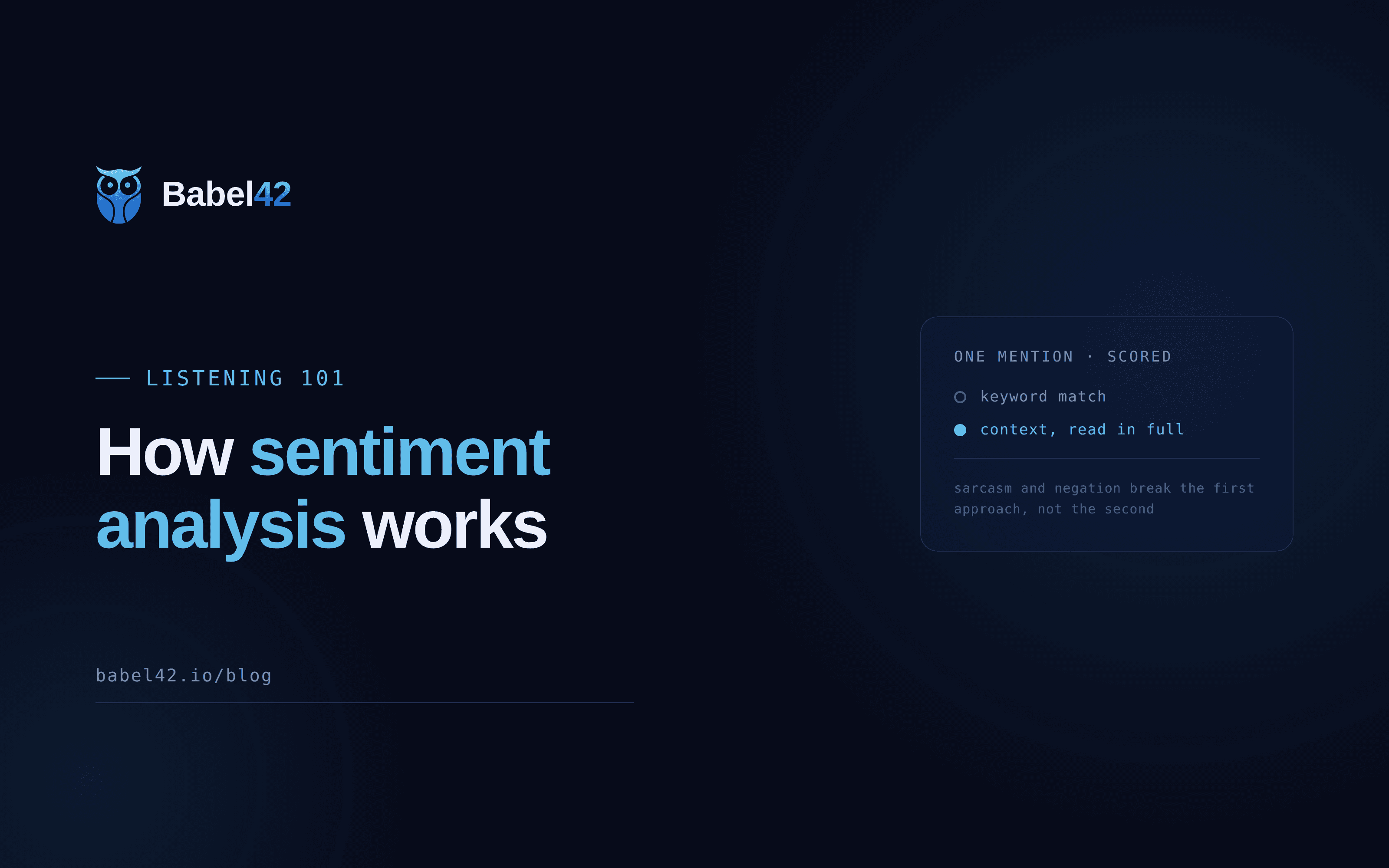 How social media sentiment analysis works, and where it fails