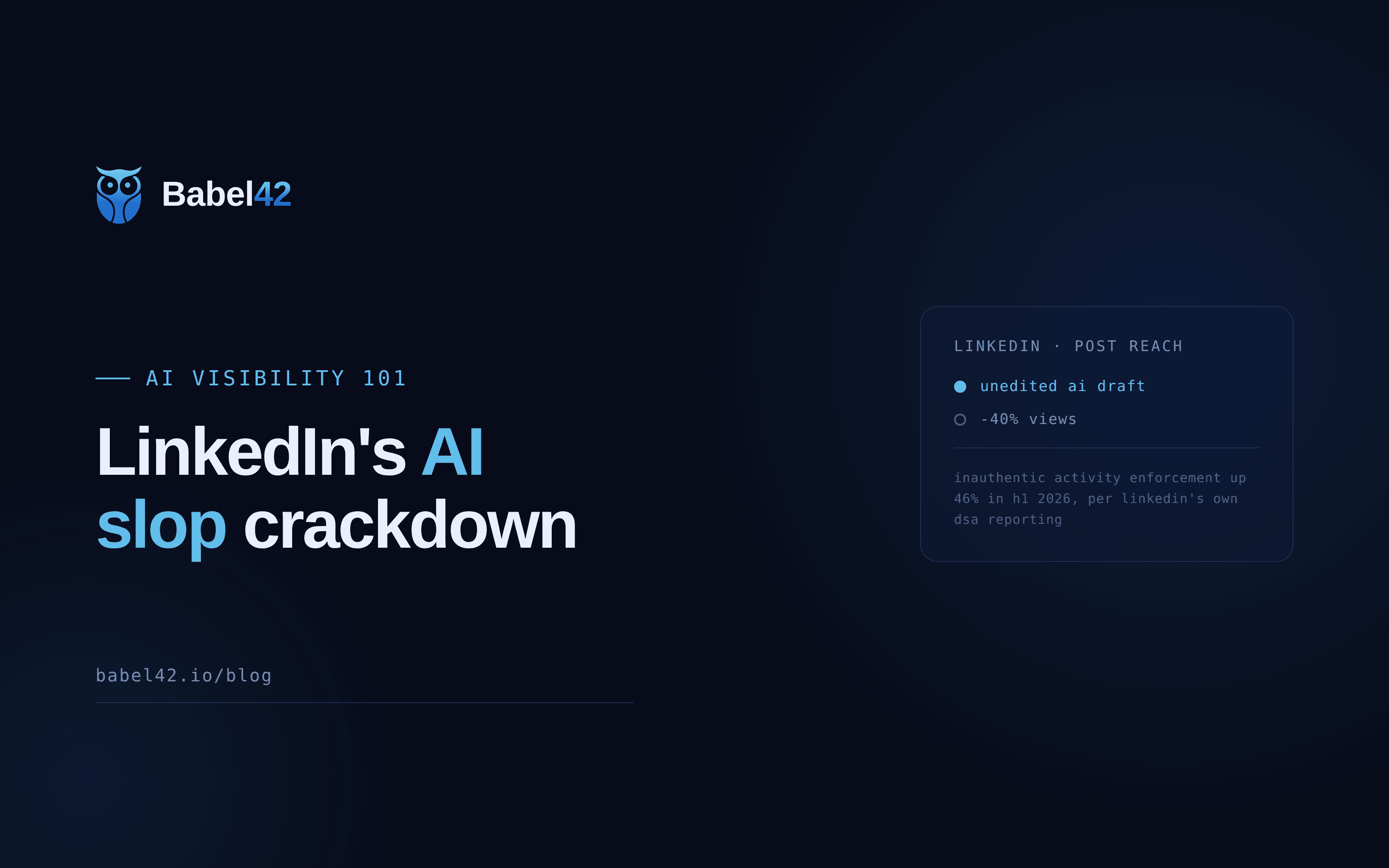 LinkedIn's AI slop crackdown: what it means for marketers
